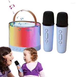 Microfoons luidspreker met microfoon kleine multifunctioneel karaoke -systeem draadloze stereokinderen