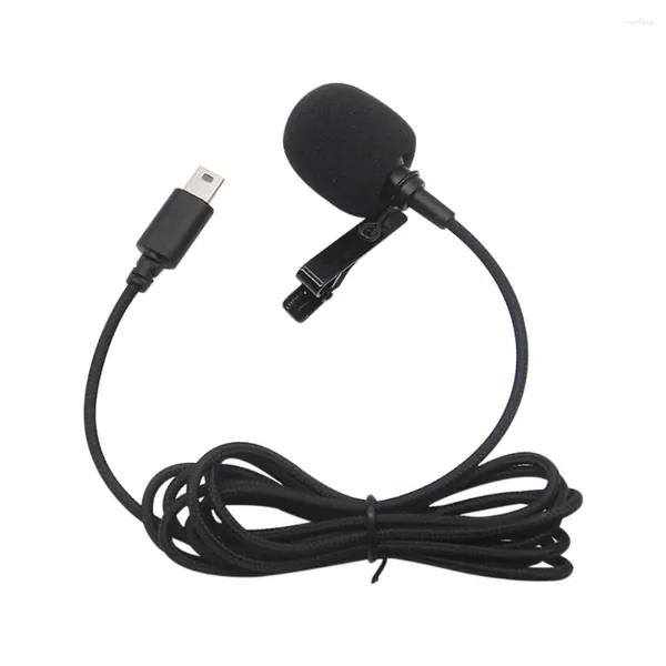 Micrófonos Cámara deportiva enchufe USB micrófono al aire libre dv lavalier micro miniusb 10p - recto/codo