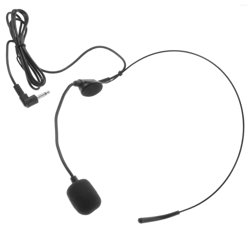 Microfones Stage Microfone Wearable Head Headset para cantar falando professores de sala de aula fones de ouvido com fio