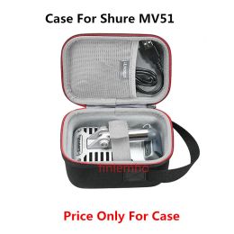 Étui de stockage des microphones pour Shure MV51 Condenseur Microphone Professional Audio Studio