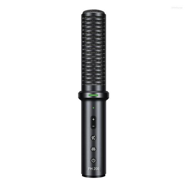 Microphones TAKSTAR PH200 Microphone de téléphone portable Microfone Condensador Support Multiplayer Chorus Convient pour la diffusion Web de karaoké