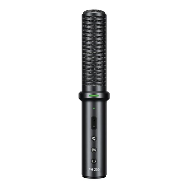 Micrófonos Takstar Ph200 Karaoke Micrófono portátil portátil Handheld Singing Condenser Altavoz de micrófono para todos los teléfonos inteligentes Android Teléfono / iPad / PC