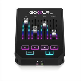 Microphones TC Helicon Go XLR Mini en ligne Mixer Broadcast avec interface USB / Audio "Go Live" Desktop Rig pour la qualité de la diffusion professionnelle