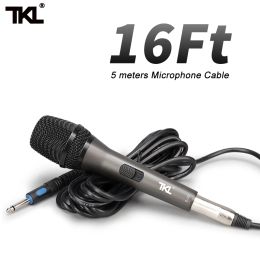 Microphones TKL Microphone dynamique filaire professionnel portable XLR D3S micro vocal clair pour la performance de musique vocale partie de karaoké chaude