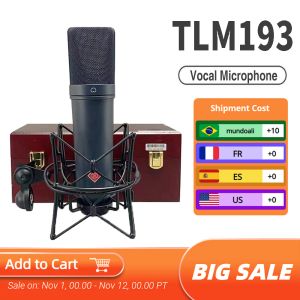 Microphones TLM193 Microphone Studio, TLM103 TLM49 BCM104 Enregistrement du condenseur supérieur Microfone, micro supercardioïde de haute qualité, avec logo
