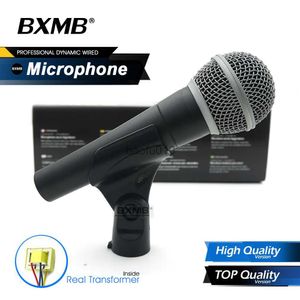 Microphones TOP/HIGH Quality Professional 58LC 58S Microphone filaire SM Dynamic Mic avec véritable transformateur pour la performance Karaoke Live Vocals HKD230818