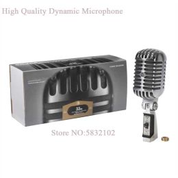 Microphones livraison gratuite de qualité supérieure 55sh Microphone dynamique vintage 55sh série II UNIDYNE Cardioïde Dynamic Vocal Mic avec interrupteur ON / OFF