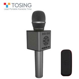 Microphones TOSING Q12 Concept Karaoké Microphone sans fil Bluetooth avec FM Car KTV Chorus Mode Appariement USB Réduction du bruit Accompagnement T220916
