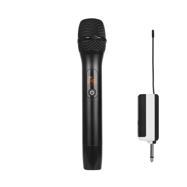 Microphones UHF Microphone portable en métal rechargeable Type C Micro sans fil un canal ou double