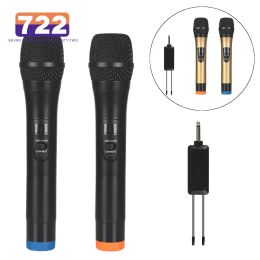 Microphones UHF Professional Wireless Microphone Micphone Micphone pour la fête Karaoke Meeting Carnival Parties, Discours du campus 100 mètres