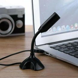 Microfoons Universele USB Stand Mini Desktop Microfoon Noise-Cancelling Mic