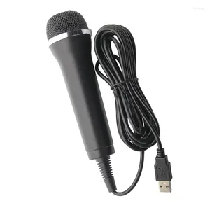 Microphones USB USB Microke de microphone filaire pour commutateur Wii PS4 PS3 One / 360 / PC / PS2
