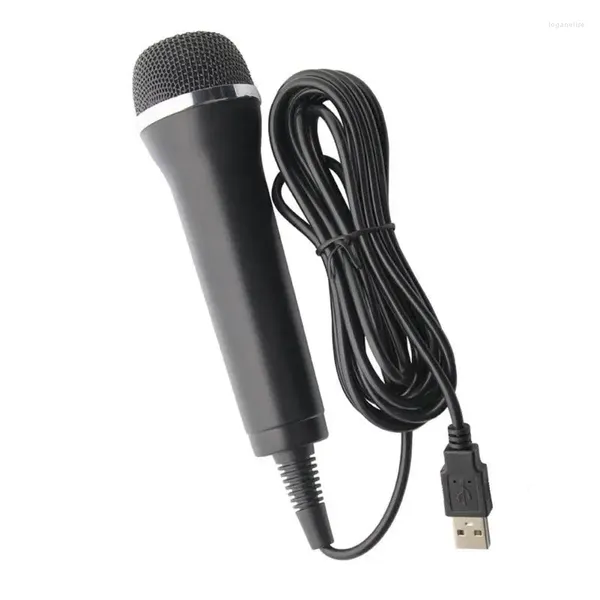 Microphones Universal USB Wired Microphone Karaoke Mic pour Switch PC Ordinateur Condensateur Enregistrement Haut-parleur portable