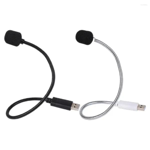 Microphones USB Condensateur Directionnel Microphone Plug Enregistrement Utilisation à domicile Flexible pour ordinateur de bureau Podcasting