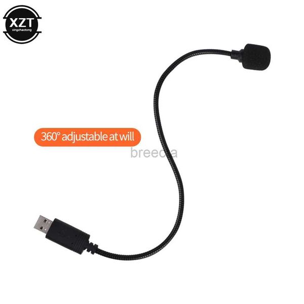 Microphones Extension USB Microphone Lavalier Microphone Microphone Microphone Adaptateur Câble pour iPhone Android Smartphone ordinateur portable 240408