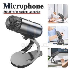 Microphones USB GAMING PC Microphone Mic annulant du bruit pour Streaming Podcastsrgb Computer Condenser Desktop Mic pour YouTube Video 240408
