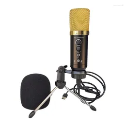 Microphones Condensateur de microphone USB pour l'enregistrement de la diffusion vocale en streaming et de la vidéo en direct