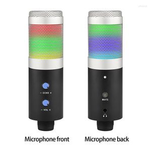 Microphones USB Microphone Condensateur Studio professionnel pour ordinateur de jeu Enregistrement Podcasting Youtobe Mic Stand