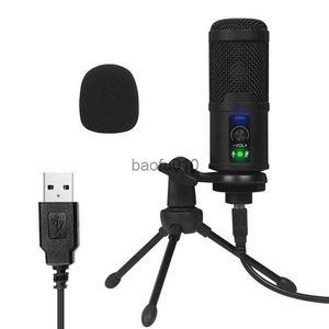 Microphones Microphone USB pour le streaming de jeux 192k ensemble de micros à condensateur de table pour ordinateur portable/ordinateur enregistrement karaoké filaire avec trépied HKD230818