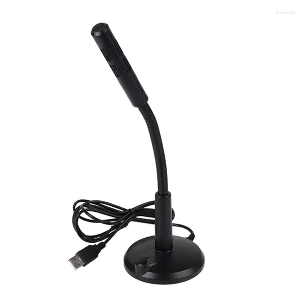 Microphones USB Microphone Metal Condenser Enregistrement pour ordinateur portable Mac ou