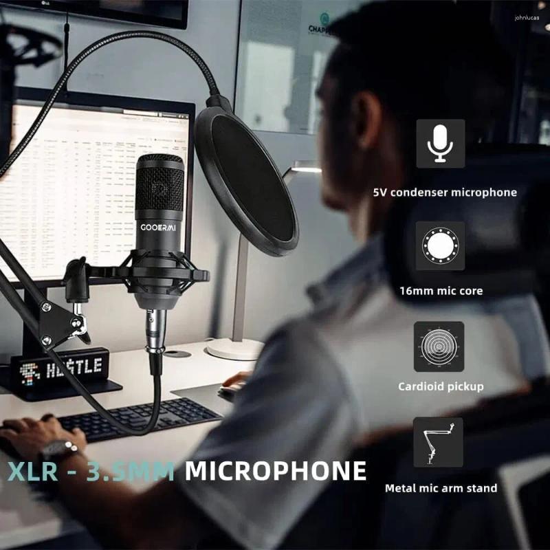 Mikrofone USB Microfon Professional Plug Play PC Computer Condenser Cardioid Mic Kit mit Sound Advanced Chipsatz für ST