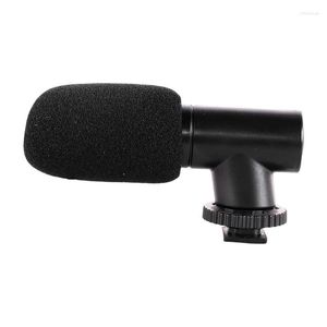 Microphones Caméra Vidéo Microphone Sur Sgun Mic Pour DSLR Téléphones Mobiles Mini Condensateur 3.5mm Vlogging Record