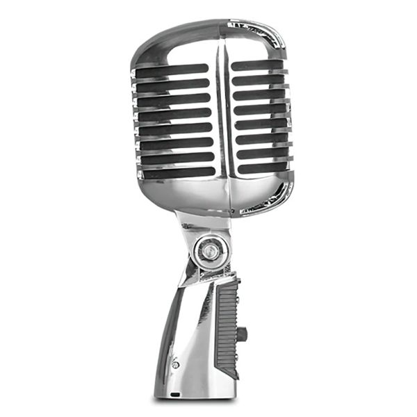 Microphones Microphone de Style Vintage pour SHURE Simulation classique rétro dynamique micro Vocal support universel pour karaoké de performance en direct