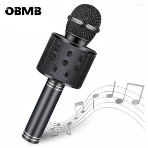 Microphones sans fil Bluetooth karaoké Microphone micro portable Audio pour enfants scène musicale jouet musique chant haut-parleur
