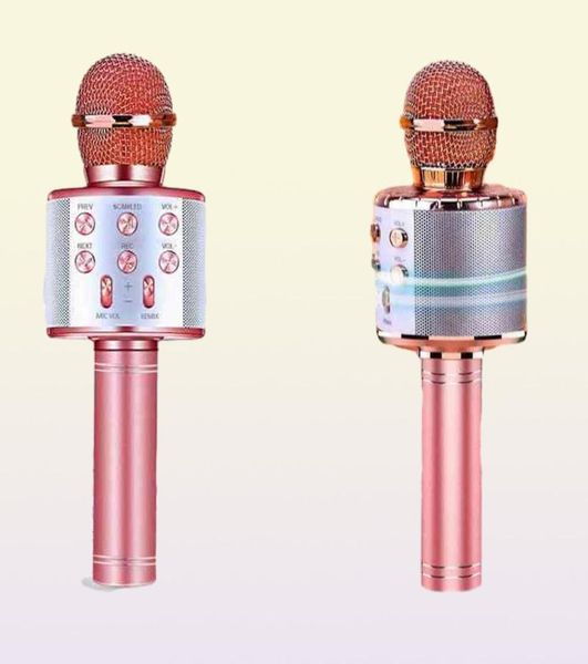 Microphones Wireless Bluetooth Karook Microphone Portable Machine de haut-parleur Habile Home KTV Player avec une fonction d'enregistrement T2209162262390