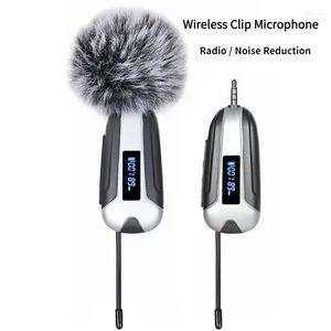 Microphones sans fil Clip Microphone Interview Vidéo Mobile SLR Radio Vlog Enregistrement Réduction du bruit Micro pour PC Audio
