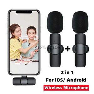 Microfoons Wireless Lavalier Microfoon Portable Audio en Video Recording geschikt voor iPhone Android Mobile Live Gaming Microphoneq