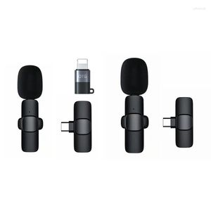 Microfoons Wireless Lavalier Microfoon Portable Audio Video Recording Mini Mic voor telefonisch interview