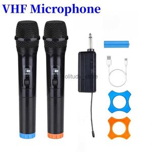 Microfoons draadloze microfoon dynamische handheld karaoke met oplaadontvanger geschikt voor bruiloftsfeestjes kerkclubsq