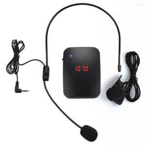 Microfoons Wireless Microfoon FM Radio Zender Headset Collar Guide Clip-on-Collar Type Mic voor spraakpodiumluidsprekers