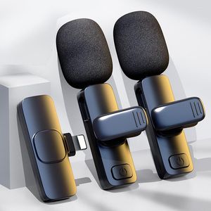 Microphones Wireless Microphone Karaoke Gaming Bluetooth Speaker Sound Mixer Youtube Premium Gamer Lapel Phone E60