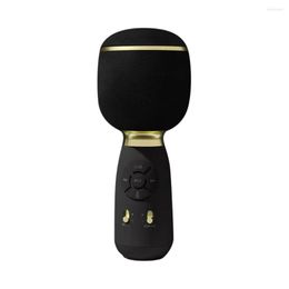 Microfoons Draadloze microfoon Geluidsmixer Karaoke Type-C Oplaadbaar Bluetooth-compatibel 5.0 voor volwassenen Kinderen