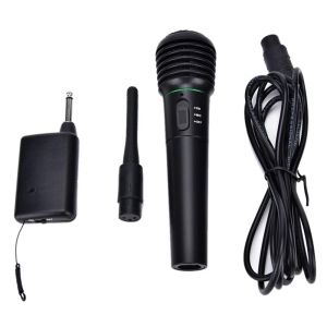 Microfoons Wireless Microfoon Wired Microphone 2in1 voor Karaoke Bluetooth -luidspreker Audioversterker Metaal Mesh Head Handheld Dynamische microfoon