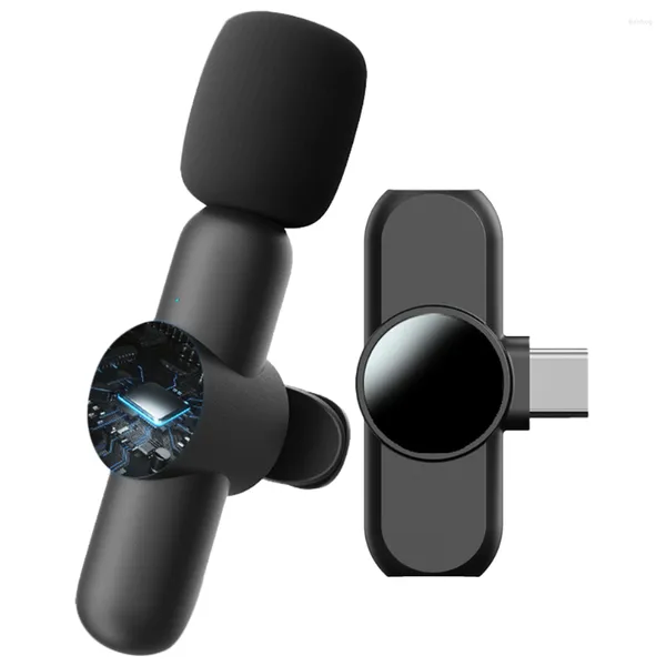 Micrófonos Mini micrófono inalámbrico Lavalier móvil multifunción solapa profesional plástico portátil