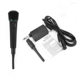 Microfoons WK-308 Professionele Karaoke Microfoon Wired Wireless Dynamic Receiver Studio UHF voor KTV-zang spraakversterkers