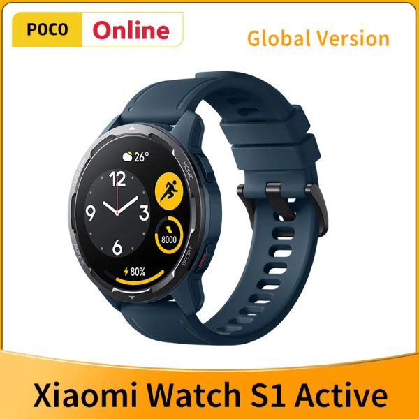 Microphones Xiaomi Mi Watch S1 Version globale active Smart GPS Blood Oxygène 1.43 