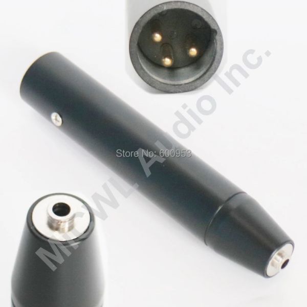 Microphones XLR 3pin Phantom Power Adaptateur pour Sennheiser 3,5 mm Jack Lavalier Headset Musical Instrument Microphone pour le travail de mélangeur