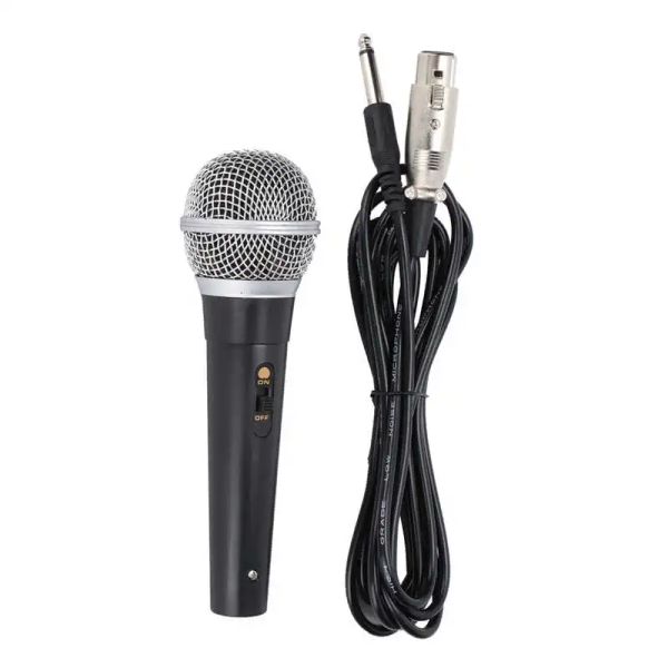Microphones Microphone XLR avec XLR à 1/4 pouce Câble Connexion Audio Microphone Forf