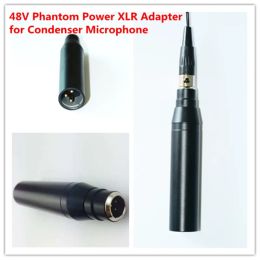 Microfoons XLR4 TA4F 4 PIN MINI XLR Condensor Microfoon tot XLR/XLR 3PIN Male 48V Phantom Power Adapter Adapter voor condensormicmixer