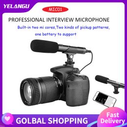 Microphones Yelang MIC01 Microphone d'enregistrement du condenseur pour la voix voix voix YouTube Tiktok pour iPhone12 Xiaomi