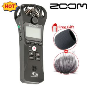 Microfoons zoomen H1N Handy Recorder Digital Camera Audio Recorder voor interview SLR -opnamemicrofoonpen met geschenken