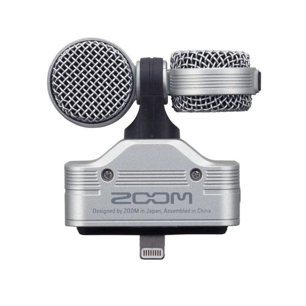 Microphones ZOOM iQ7 microphone d'enregistrement stéréo à condensateur central pour iPhone iPad et iPod Touch pas besoin de conduire