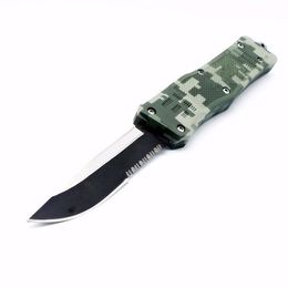 Mict A161 161 verde digital 10 modelos de doble acción táctico automático auto cuchillo camping bolsillo cuchillos plegables regalo de navidad para hombre