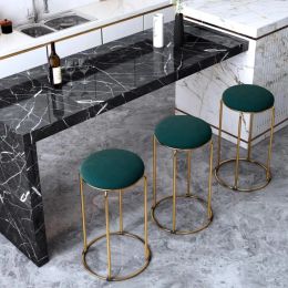 Mid eeuw Luxury Bar Stools ijdelheid ontwerper Minimalistisch hotel High stoelen Slaapkamer Moderne Tabourets de bar Interior Decorations