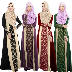 Abaya turc femmes vêtements robe musulmane vêtements islamiques pour femmes robe musulmane Jibabs robes Dubaï Kaftan robes longo hijab vêtements