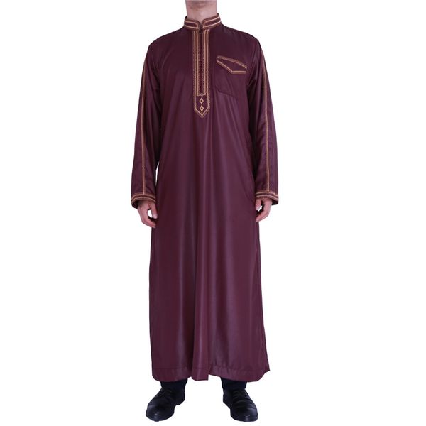 Polyester / coton pour hommes du Moyen-Orient Robe robe nigérian arabe de style nigérian